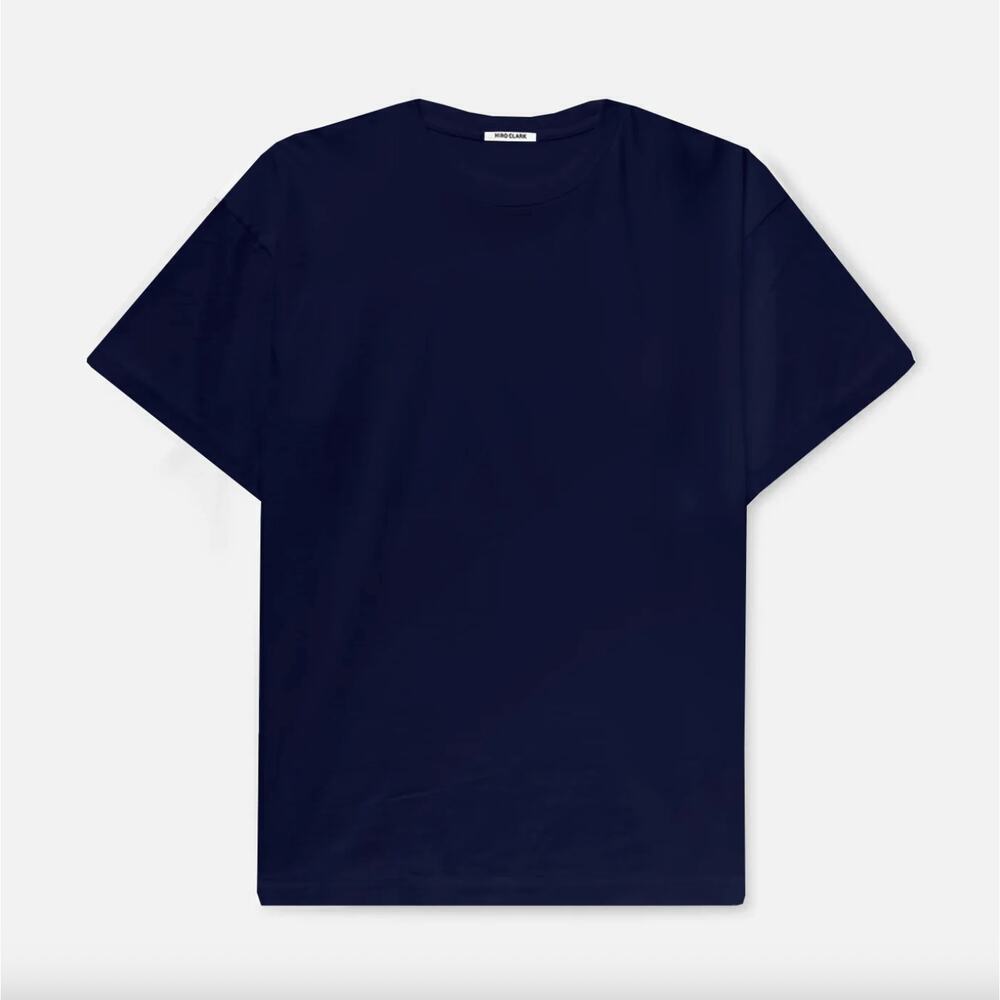 Hiro Clark Navy Big Tee Tshirt sz XL Oversize Casual Streetwear Menswear Skater